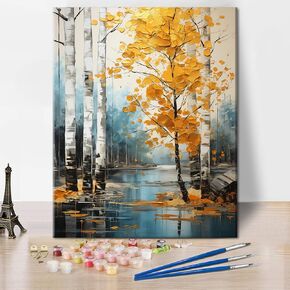 TUMOVO Starry Sky Cat Adult Paint by Number Abstract Adult Paint by Number Kits On Canvas Paint by Number DIY Painting Kit On Canvas Paint by Numbers for Adults Beginner, 16"x20"