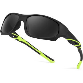 Kids Baseball Sunglasses Sports Wrap Around Frame Cycling Running Glasses for 6-12 boys girls