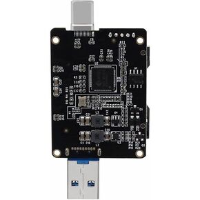 Xiwai USB-C CFE Memory Card Adapter Hub, USB3.1 Type-C USB3.0 Type-A to CF Express Type-A & Type-B CFA R5 Z6 Z7 CFB Dual Slot Extension Card Reader