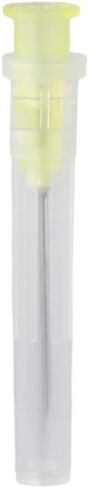 FEIYING 100 Pack 18Ga/20Ga/22Ga 1 Inch Needle Luer Lock Sterile Disposable Injection Needle with Cap for Scientific and Industrial Dispensing Refilling Liquid, Inks, Plant and Industry(22Ga) in Kuwait