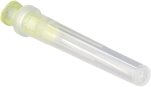 FEIYING 100 Pack 18Ga/20Ga/22Ga 1 Inch Needle Luer Lock Sterile Disposable Injection Needle with Cap for Scientific and Industrial Dispensing Refilling Liquid, Inks, Plant and Industry(22Ga) in Kuwait
