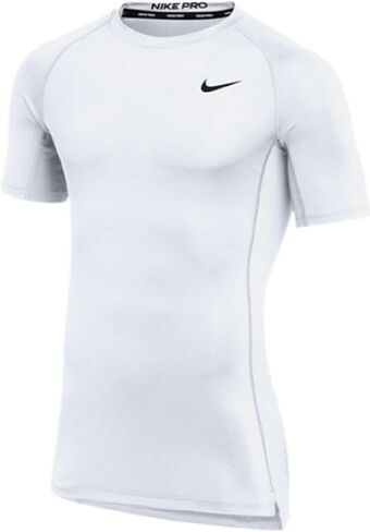 Nike Mens Pro Fitted Short Sleeve Training Tee (3XL Black) in Saudi Arabia