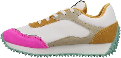 حذاء رياضي نسائي كوزميك، الخردل/الوردي النيون، 7.5 in Kuwait