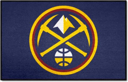 FANMATS 11905 Denver Nuggets Starter Mat Accent Rug - 19in. x 30in. | Sports Fan Home Decor Rug and Tailgating Mat in Saudi Arabia