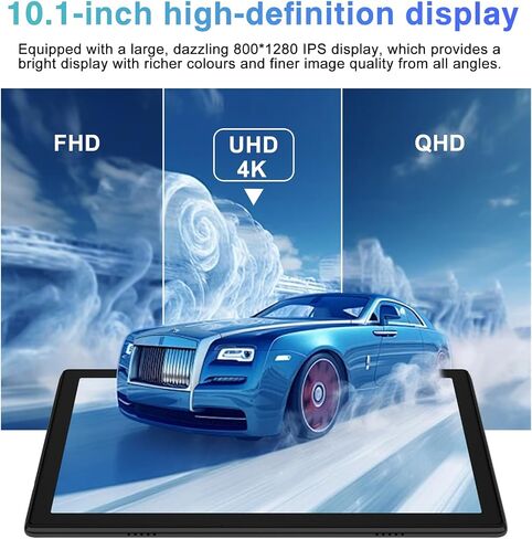 جهاز لوحي Android 14 مقاس 10.1 بوصة، ذاكرة وصول عشوائي 22 جيجابايت، ذاكرة تخزين داخلية 128 جيجابايت، سعة 1 تيرابايت، جهاز لوحي ثماني النواة مع حافظة ماوس لوحة المفاتيح، Widevine L1، شاشة لمس HD 1280x800 IPS HD، بطارية 8000 مللي أمبير في الساعة، كمبيوتر لو in Saudi Arabia