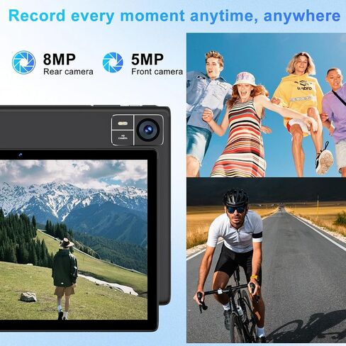 جهاز لوحي Android 14 مقاس 10.1 بوصة، ذاكرة وصول عشوائي 22 جيجابايت، ذاكرة تخزين داخلية 128 جيجابايت، سعة 1 تيرابايت، جهاز لوحي ثماني النواة مع حافظة ماوس لوحة المفاتيح، Widevine L1، شاشة لمس HD 1280x800 IPS HD، بطارية 8000 مللي أمبير في الساعة، كمبيوتر لو in Saudi Arabia