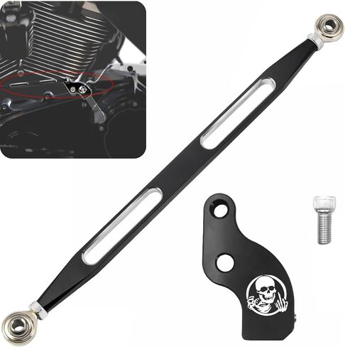 TDZ Shift Linkage Fits for 1980-2024 Harley Softail Dyna Road King Electra Glide Street Glide Touring，Chrome in Saudi Arabia