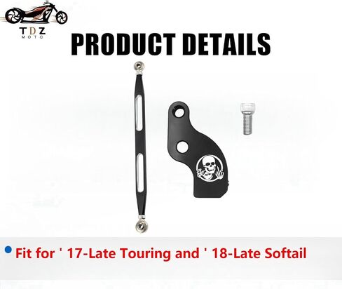TDZ Shift Linkage Fits for 1980-2024 Harley Softail Dyna Road King Electra Glide Street Glide Touring，Chrome in Saudi Arabia