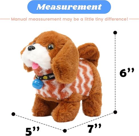 لعبة أرنب هوبيرل القفز مع جرس إلكتروني تفاعلي للحيوانات الأليفة من القطيفة مع أصوات وحركات رسوم متحركة للمشي وآذان هزازة وأنف هدية لعيد ميلاد الأطفال الصغار، قوس قزح، 17.78 سم in Kuwait