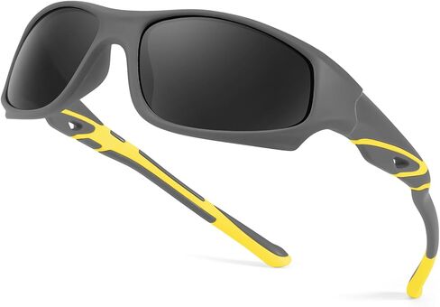 نظارات شمسية للأطفال للبيسبول رياضية ملفوفة حول إطار ركوب الدراجات للجري للأطفال من سن 6 إلى 12 عامًا للأولاد والبنات in Kuwait