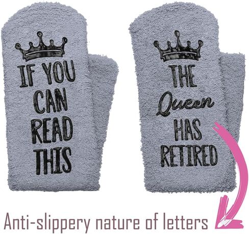 Breezy Valley Retirement Gifts for Women 2024, Best Retirement Gifts for Retired Women, Coworker, Funny Retirement Gifts for Teacher Nurse Doctors, Female Retirement Socks Hot Pink in Saudi Arabia