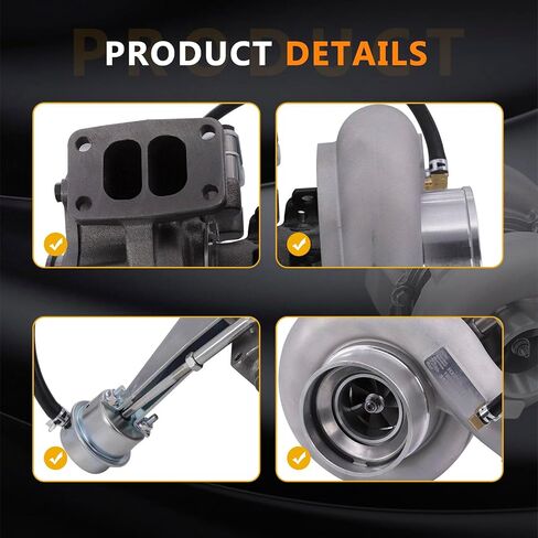 Bapmic 3592836 Turbo Charger Turbocharger HY35W Compatible with 2000-2002 Dodge RAM 2500 3500 6BTA 215HP 5.9L Diesel in Saudi Arabia