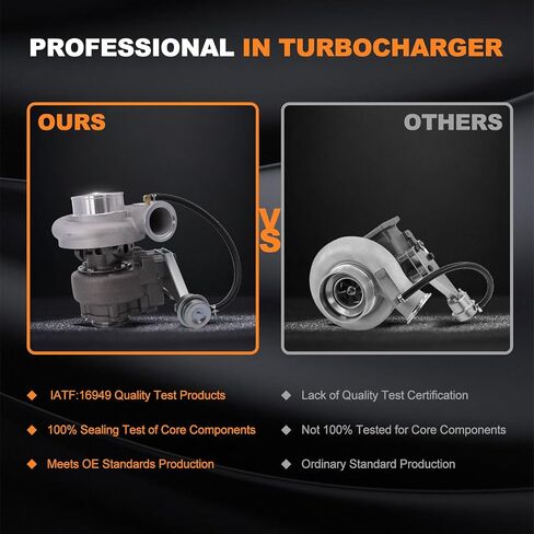 Bapmic 3592836 Turbo Charger Turbocharger HY35W Compatible with 2000-2002 Dodge RAM 2500 3500 6BTA 215HP 5.9L Diesel in Saudi Arabia