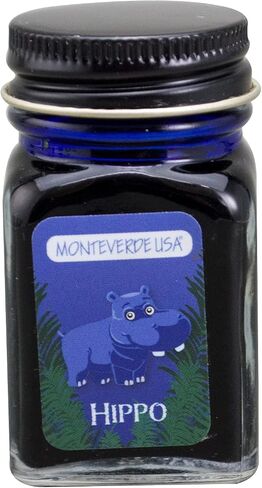 USA 30 ml JUNGLE Bottle Fountain Pen Ink (Zebra) (G309ZE), Blue in Kuwait