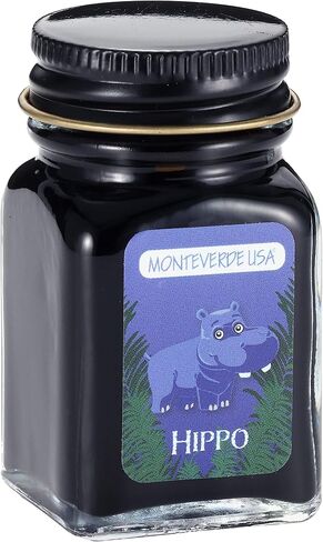 USA 30 ml JUNGLE Bottle Fountain Pen Ink (Zebra) (G309ZE), Blue in Kuwait