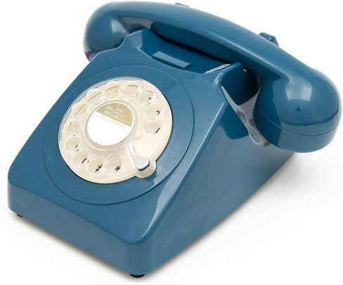 GPO 746 Rotary 1970s-style Retro Landline Phone - Curly Cord, Authentic Bell Ring in Kuwait