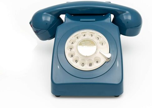GPO 746 Rotary 1970s-style Retro Landline Phone - Curly Cord, Authentic Bell Ring in Kuwait