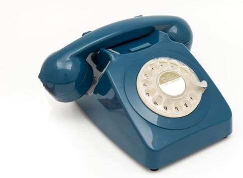 GPO 746 Rotary 1970s-style Retro Landline Phone - Curly Cord, Authentic Bell Ring in Kuwait