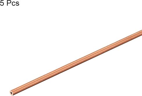 uxcell Copper Round Tube 2mm OD 0.2mm Wall Thickness 300mm Length Pipe Tubing 5 Pcs in Saudi Arabia