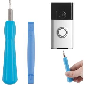Screwdriver for Ring Doorbell, T6 T15 Bit Screwdriver For Ring Video Doorbell,Doorbell 2,Doorbell Pro And Elite Battery Change, Charge & Replacement, Wifi Password Reset Access