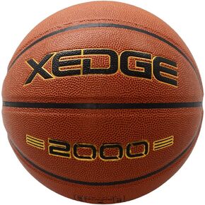 Basketball Size 5/6/7 Composite Leather Street Basketball Indoor Outdoor Game Ball with Needle,Pump and Carry Bag