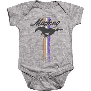 Trevco Ford Mustang Mustang Stripes Unisex Infant Snap Suit for Baby Boys and Girls