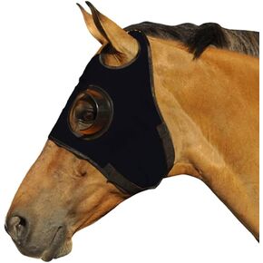 Intrepid International Horse Mask - Quarter Cup Blinker Hood for Racing & Training, Stretchable Material, Touch Tape Closure, Blinders, Limited Side and Back Visibility Aid in Saudi Arabia