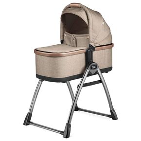 سرير Peg Perego مع حامل منزلي لـ Ypsi-Veloce-Vivace، لمعان أزرق (أزرق ونحاسي)