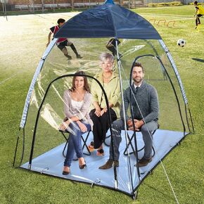 Sports Tent with Spare Rod and Top Cover, Weatherproof Tent Features 3 Ventlations and Sealed Floor, All Weather Shelter for Soccer, Baseball, and Other Outdoor Events in Kuwait