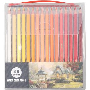 AYNEFY Watercolor Pencils,Professional Vibrant Colors Colored Pencils Sets Water Soluble Drawing Pencils Art Supplies for Coloring Blending Layering(48 Colors)
