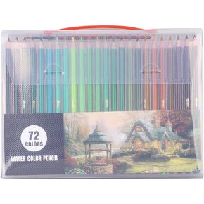 AYNEFY Watercolor Pencils,Professional Vibrant Colors Colored Pencils Sets Water Soluble Drawing Pencils Art Supplies for Coloring Blending Layering(48 Colors)