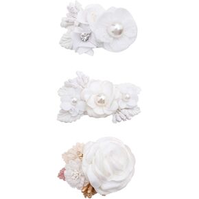 Flower Hair Clip for Baby Girl, Lightweight Hair Bow with Boutique Fully Lined Alligator Clip for Toddler Teens Gifts in Kuwait