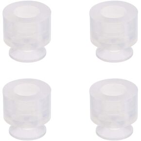 uxcell Suction Cups, 8mm Diameter x M5 Joint Silicone Vacuum Pneumatic Suction Cup 4pcs