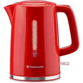 Toastmaster Electric Kettle by Select Brands - Cordless Electric Water Boiler for Coffee, Tea & More - Use This Electric Tea Kettle in Your Kitchen or Dorm - 1.7 Liters, Black
