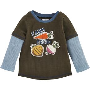 Mud Pie Boys Tee, Veggies, Large