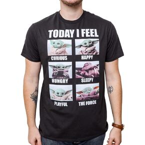 Star Wars The Mandalorian The Child Baby Yoda Today I Feel T-Shirt