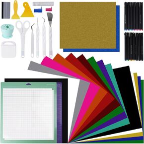 The All-in-One Ultimate Accessories Bundle for Cricut's Makers Machine and All Explore Air,Wonderful Tool Kit as Gifts for Beginners,Pros and Skilled Crafters