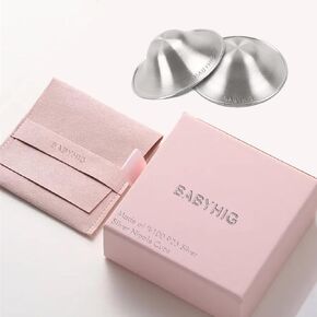 The Orginal Silver Nursing Cups – Silver Nipple Shields for Breastfeeding - Nipple Guards Protector for Breastfeeding - Nipple Shields for Nursing Newborn – Nickel Free – 925 Silver