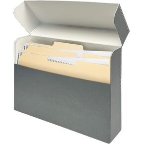 Lineco Archival Document Storage Box with Metal Edge, Acid-Free Tan Boxboard, Organize and Store Files, Prints, Photos, Letter-Sized Document Case 12.5" x 10.5" x 2.5" Wide