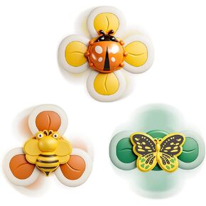 لعبة حمام الطفل من توماما مع رأس دش و3 ألعاب شفط دوارة، صنبور دش رذاذ الماء الزرافة ومضخة مياه حوض الاستحمام، أساسيات الصيف للأطفال الصغار والرضع، أصفر in Kuwait