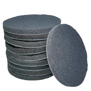 10 Pack 5 Inch 2000 Grits Multipurpose Scrubber Scouring Pads Flocking Scuff Pads -Scuff Pads Conditioning Discs Polishing Pad for Furniture Automotive Cleaning, Rust Removal