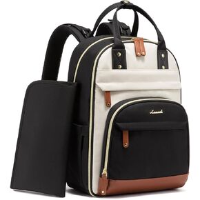 LOVEVOOK Diaper Bag Backpack, Baby Bag with Changing Pad, Large Diaper Backpack Boy Girl, Waterproof Baby Registry Bag for Mom Dad with Stroller Buckles, Beige-khaki