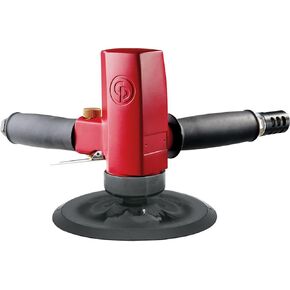 Chicago Pneumatic CP7269S - 7 Inch (178 mm) Air Angle Polisher, 0.71 HP / 530 W - 5000 RPM, Red