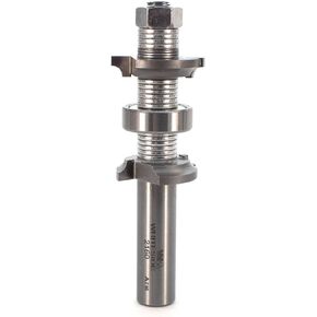 Whiteside Router Bits 2160 Double Round Over Bit with Carbide Tipped 1/8-Inch Radius, 1-1/8-Inch Large Diameter and 1/2-Inch Shank