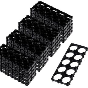 DIANN 20pcs 18650 Lithium Cell Spacer 2x5 Cell Spacer 18650 Lithium Battery Plastic Holder Bracket for DIY Battery Pack