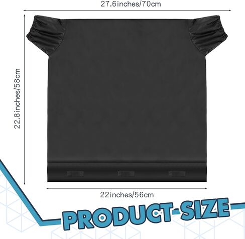 حقيبة Darkroom مقاس 22 × 22.8 بوصة حقيبة تغيير الأفلام بطبقة مزدوجة وسحاب معدات معالجة الأفلام في غرفة الظلام ملحقات التصوير الفوتوغرافي المضادة للكهرباء الساكنة لمستلزمات استبدال تطوير أفلام الكاميرا in Kuwait