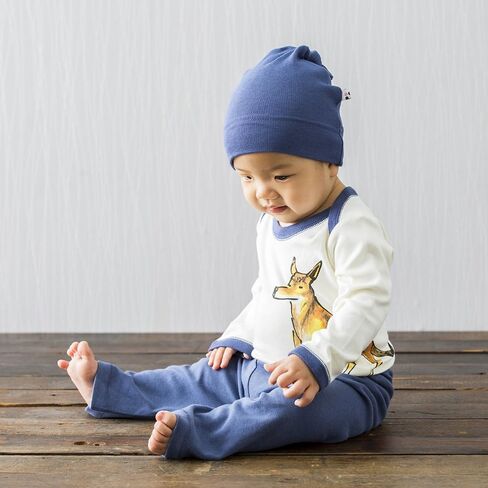 بدلة قطعة واحدة لحديثي الولادة بأكمام طويلة وطبعة حيوانات من Babysoy in Kuwait