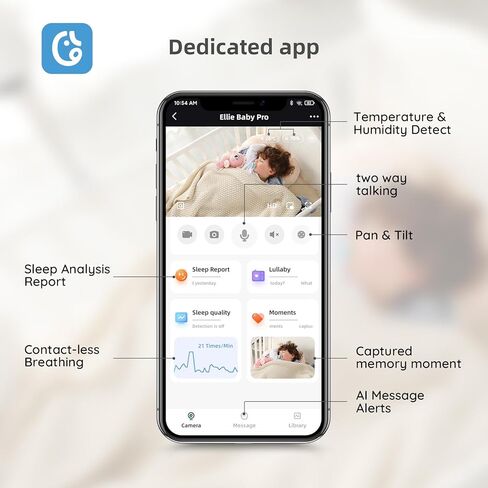 جهاز مراقبة الطفل إيلي مع الكاميرا والصوت in Kuwait