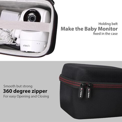 L LTGEM Baby Monitor Travel Case for HelloBaby/Infant Optics DXR-8 PRO/Infant Optics DXR-8 / iFamily Baby Monitor - Hard Protective Carrying Storage Bag in Saudi Arabia