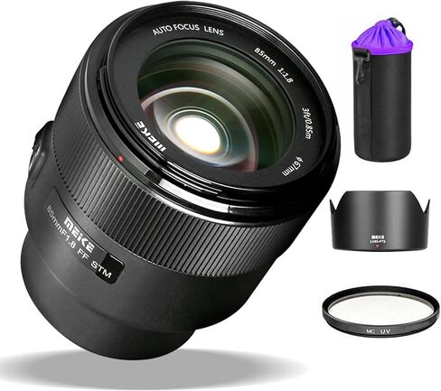 عدسة 85 ملم F1.8 AF بإطار كامل STM متوسطة المقربة لكاميرات Sony E Mount A9 A7III A7II A7 A7R3 A7R4 A5000 A5100 A6000 A6300 A6400 A6500 in Kuwait
